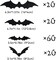 120 Pcs 3D Bats Halloween Decorations,Halloween Wall Decor 4 Sizes